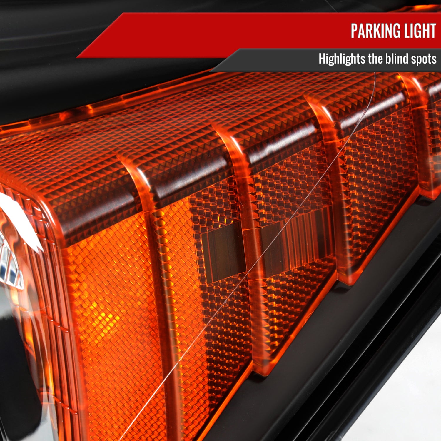 2007-2011 Honda CR-V Factory Style Headlights Matte Black Housing/Clear Lens