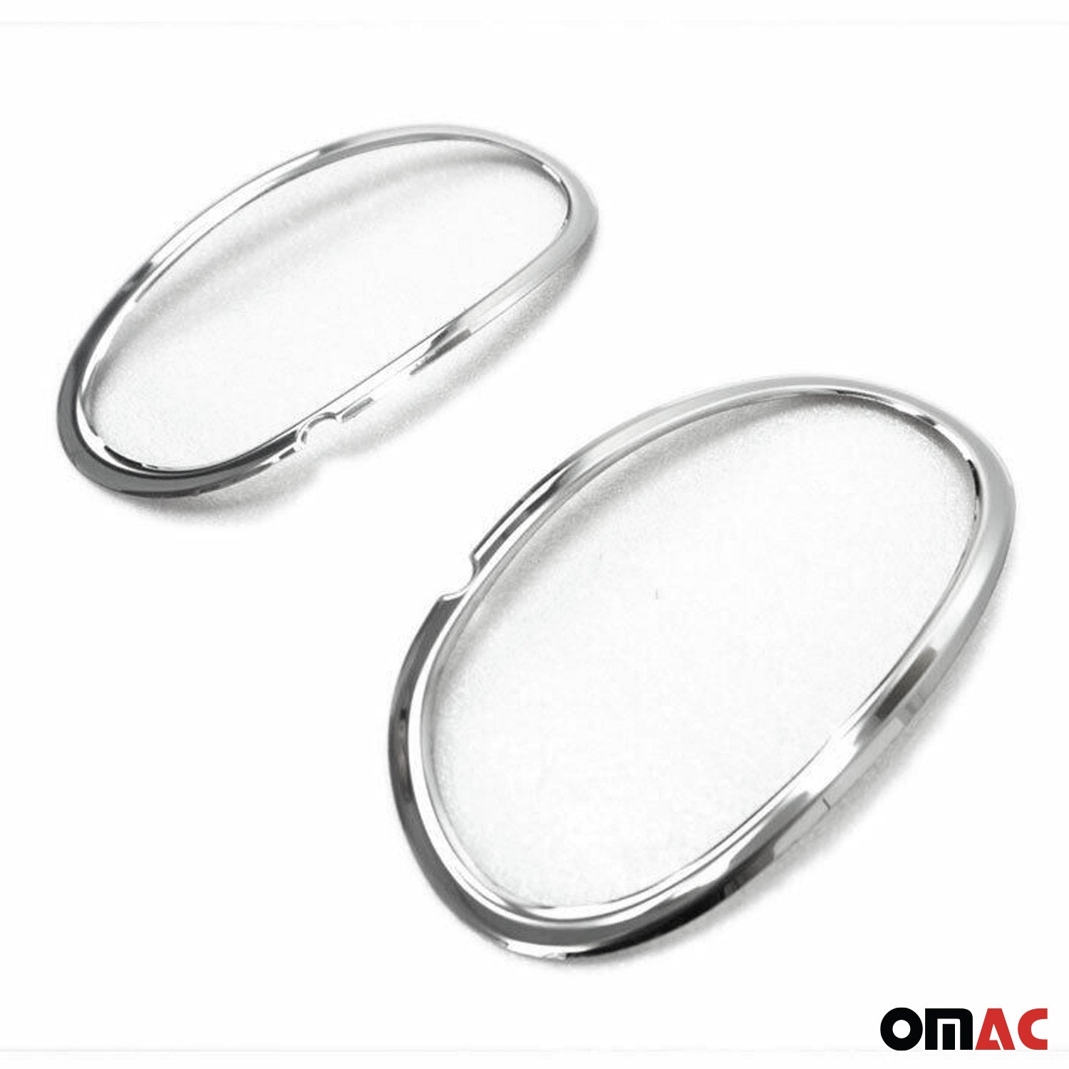 2014-2018 Mercedes Sprinter W906 Fog Light Lamp Bezel Cover Stainless Steel Silver 2Pcs