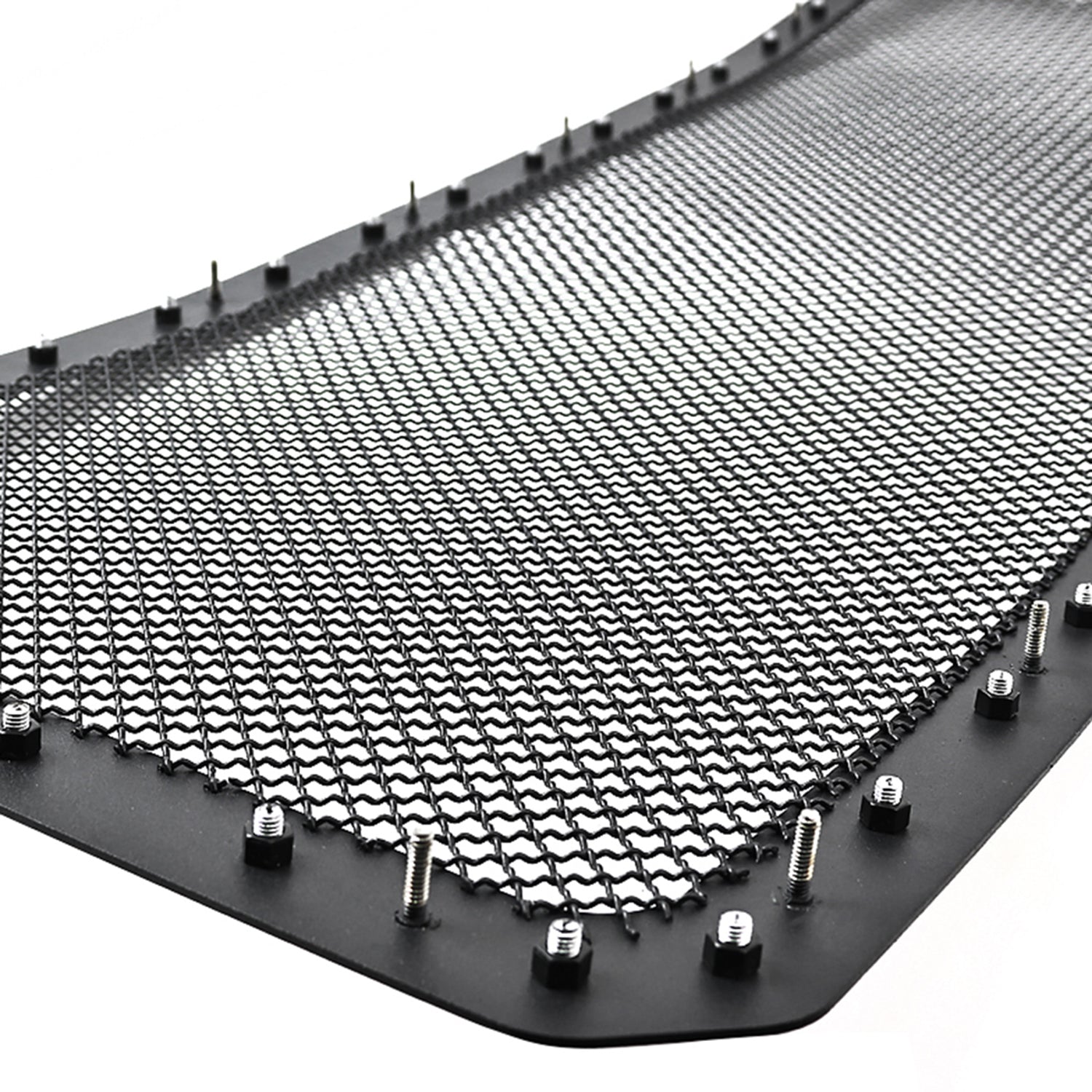 2011-2016 Ford F-250/350/450/550 Rivet Black Steel Mesh Grille Center Insert