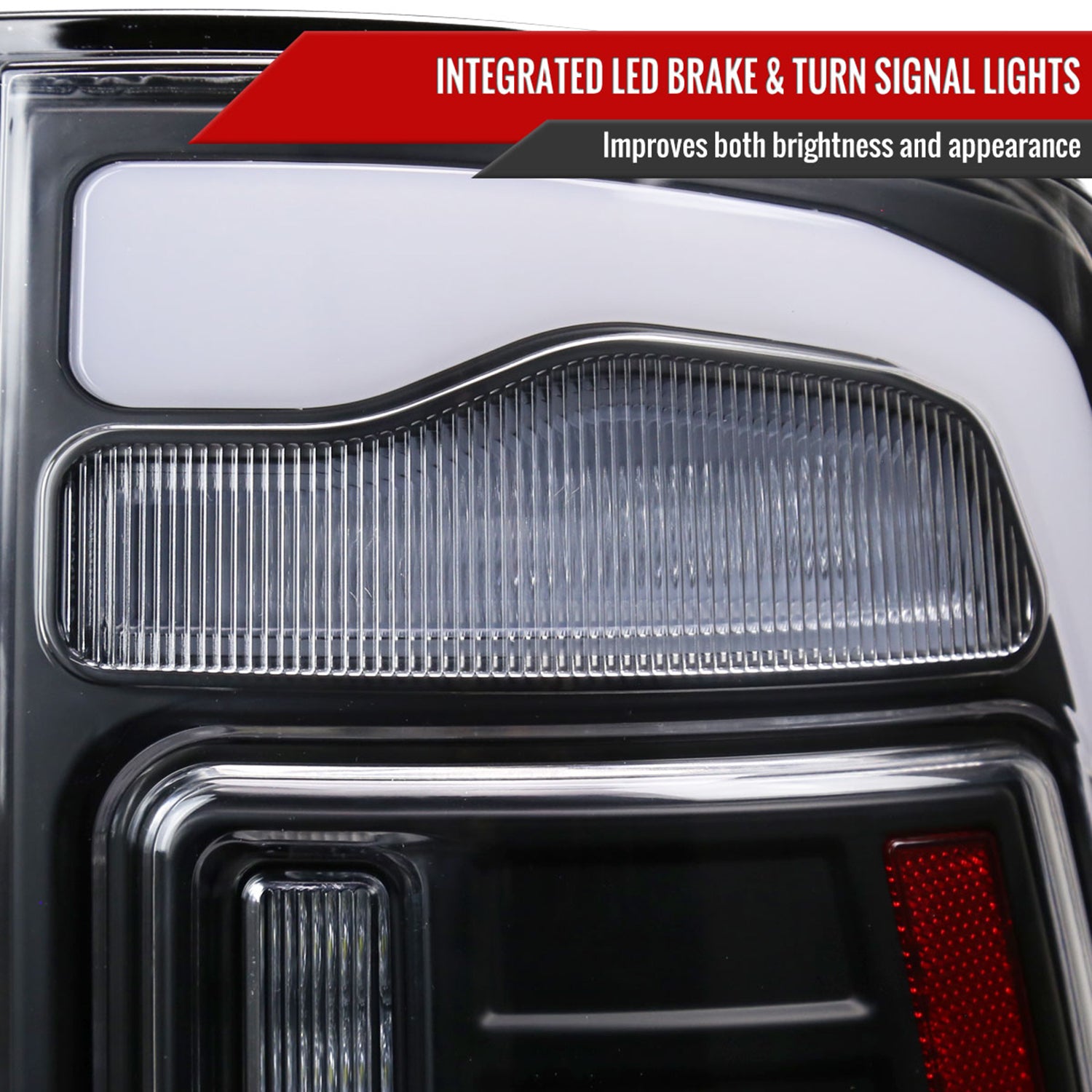 2009-2018 Dodge RAM 1500 2500 3500 LED Bar Tail Lights Matt Black