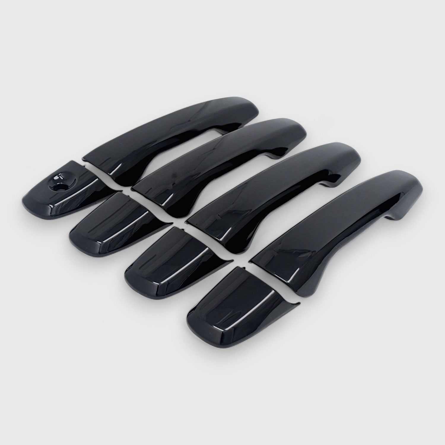 2011-2019 Ford Explorer Door Handle Cover Gloss Black 8Pcs ABS Plastic