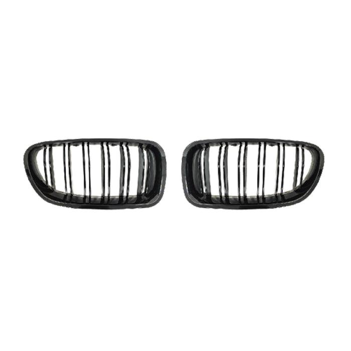 Front Kidney Grille Grill for BMW 5 Series F10 2011-2017 M-Tech Gloss Black