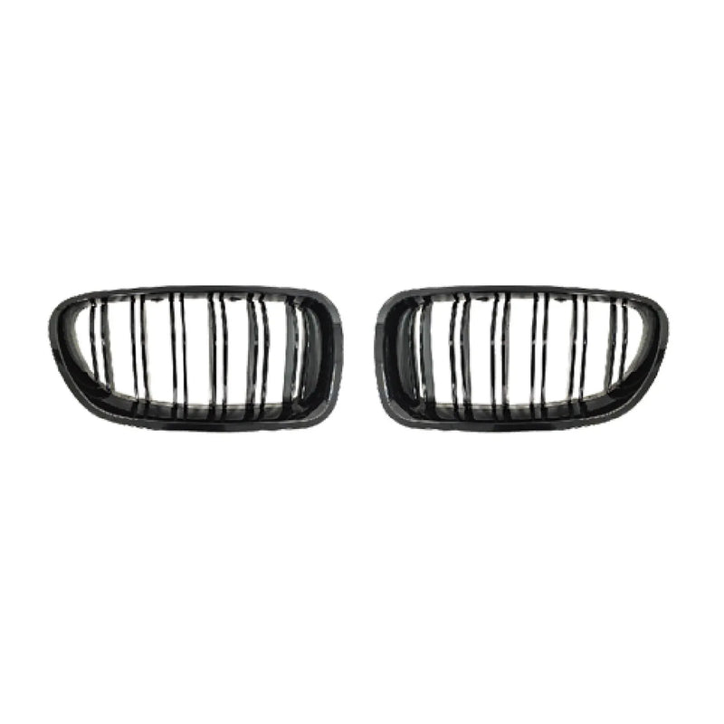 2010-2016 BMW 5 Series F10 Sedan / F10 M5 F11 Touring Front Kidney Grille Grill M-Tech Gloss Black