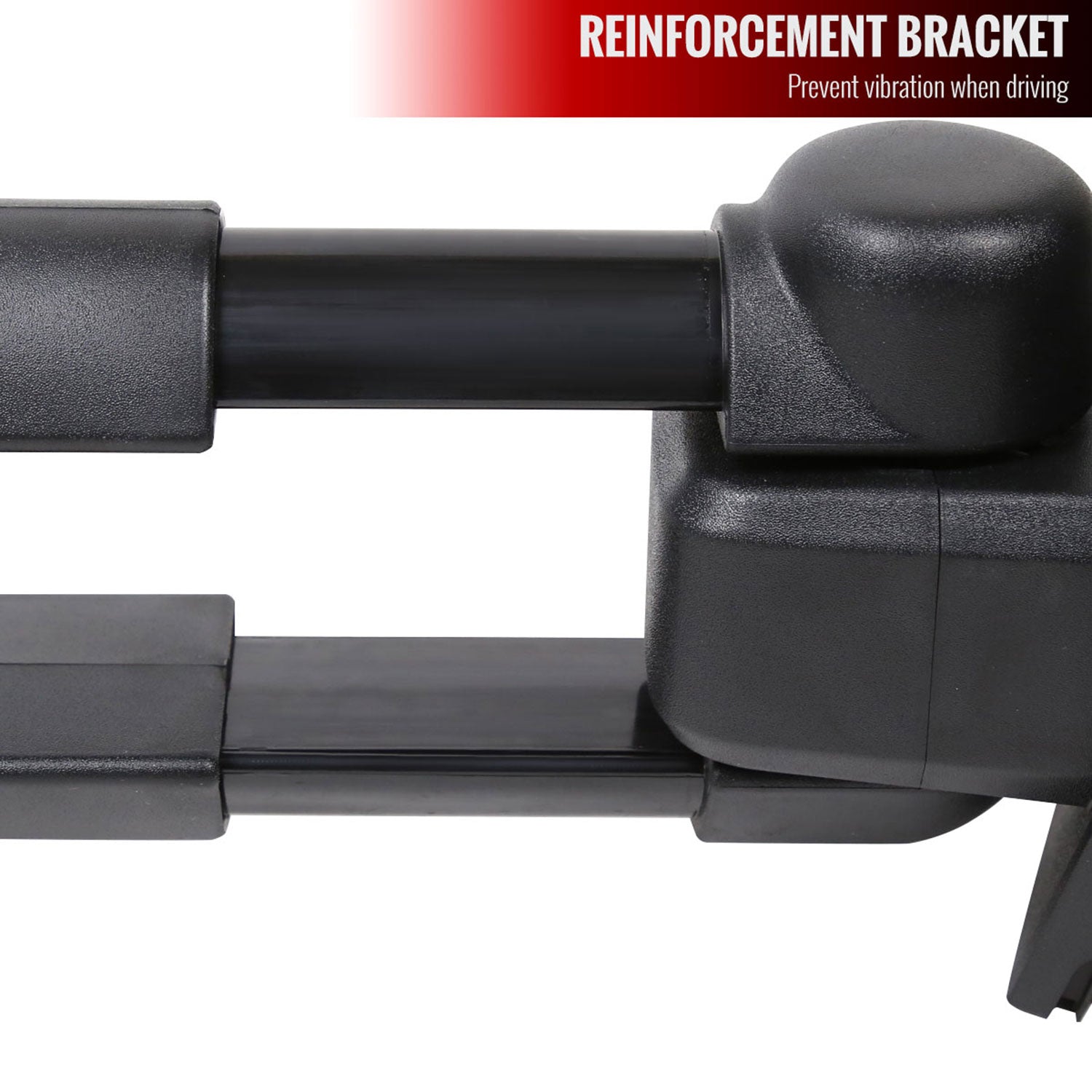 2014-2018 Chevy Silverado/GMC Sierra Heated Manual Towing Mirrors Smoke