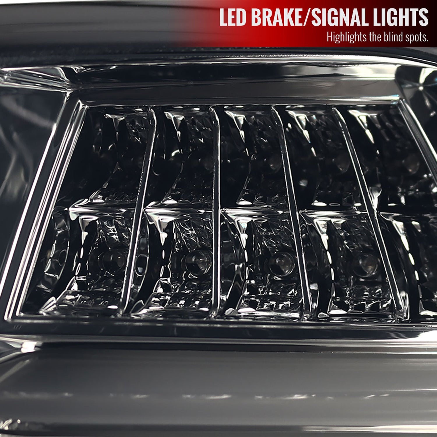 2015-2017 VW Golf/GTI LED Tail Lights Chrome Housing/Smoke Lens