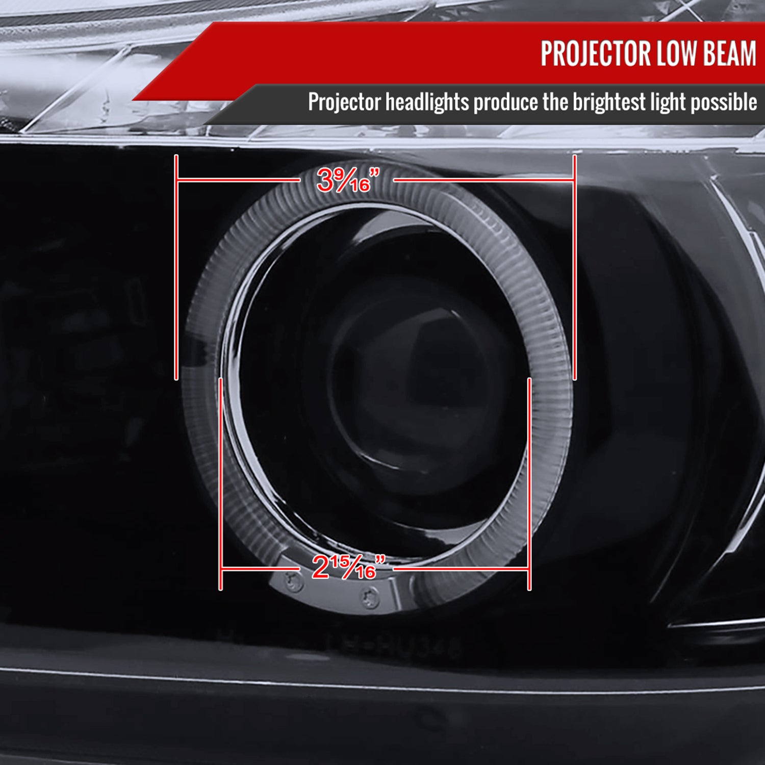 2006-2008 BMW E90 3 Series Dual Halo Headlights LED Light&LED Signal Lights