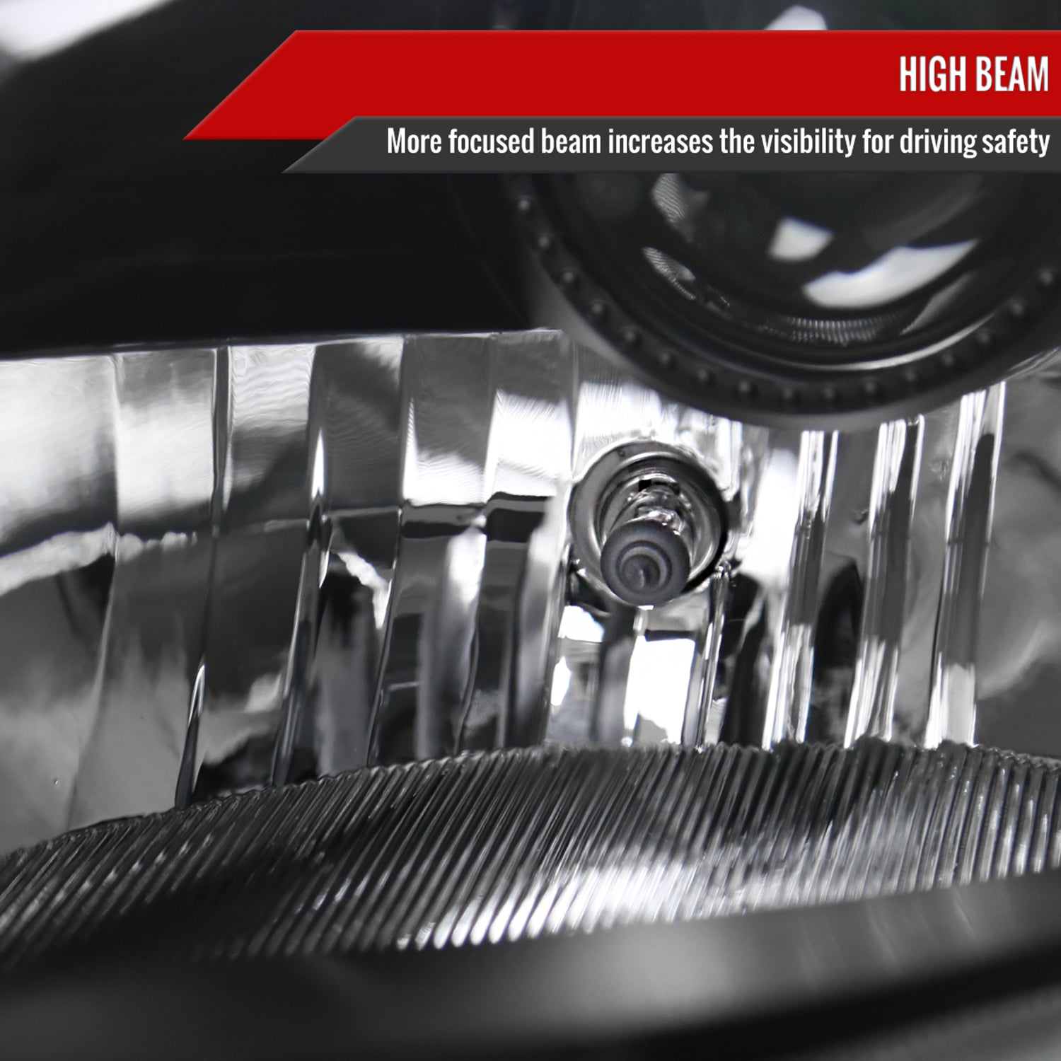 2003-2005 Nissan 350Z Turn Signal Animated LED Bar Projector Headlights Black