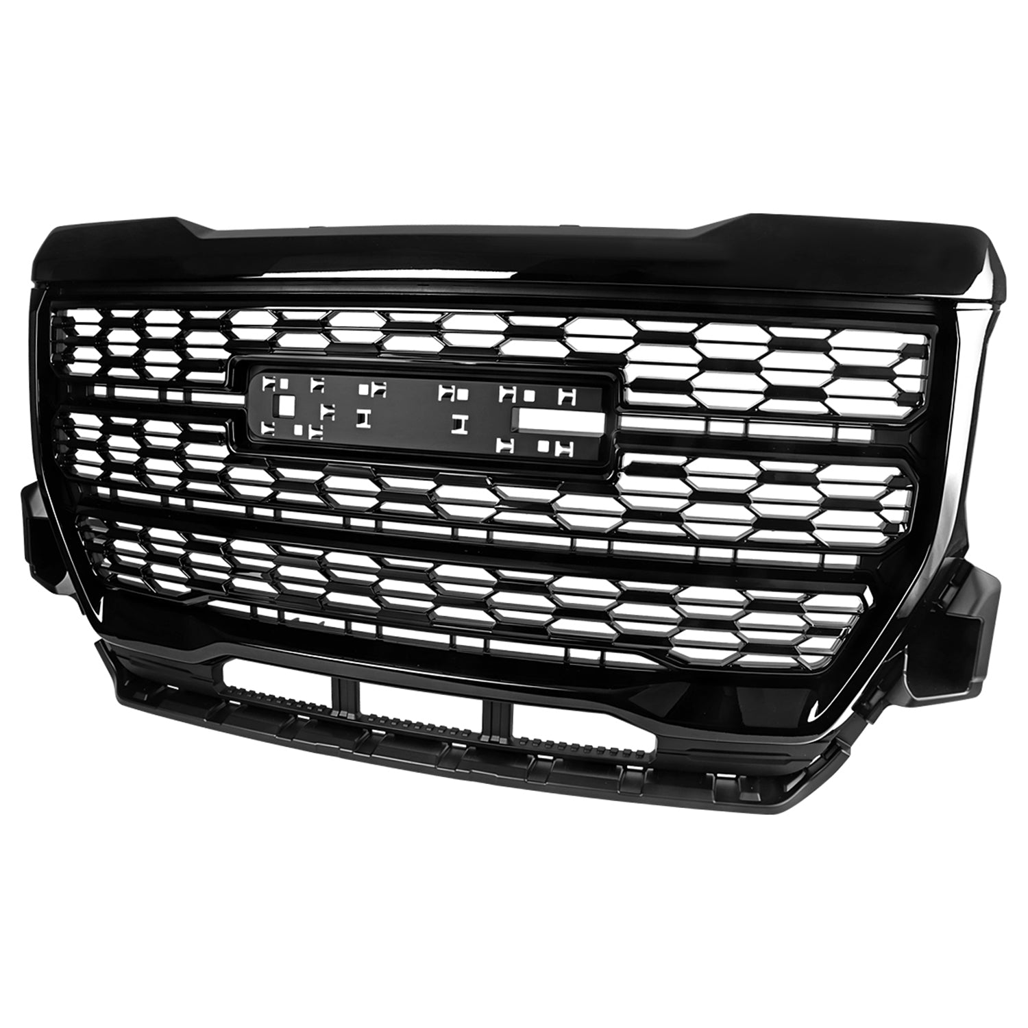 2021-2022 GMC Canyon Glossy Black Denali Style Front Upper Mesh Hood Grille
