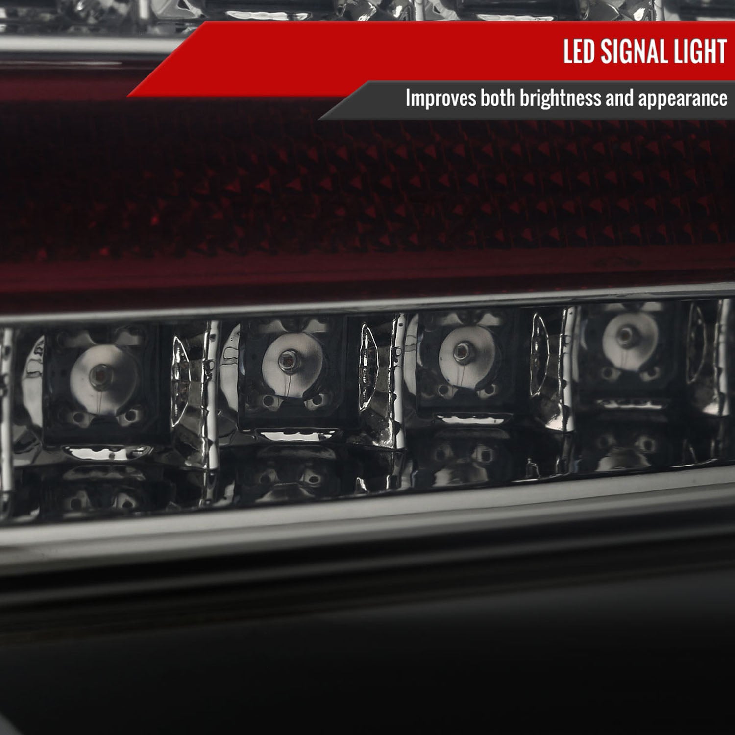 2008-2017 Mitsubishi Lancer / 08-2015 Lancer EVO X LED Tail Lights Chrome/Smoke