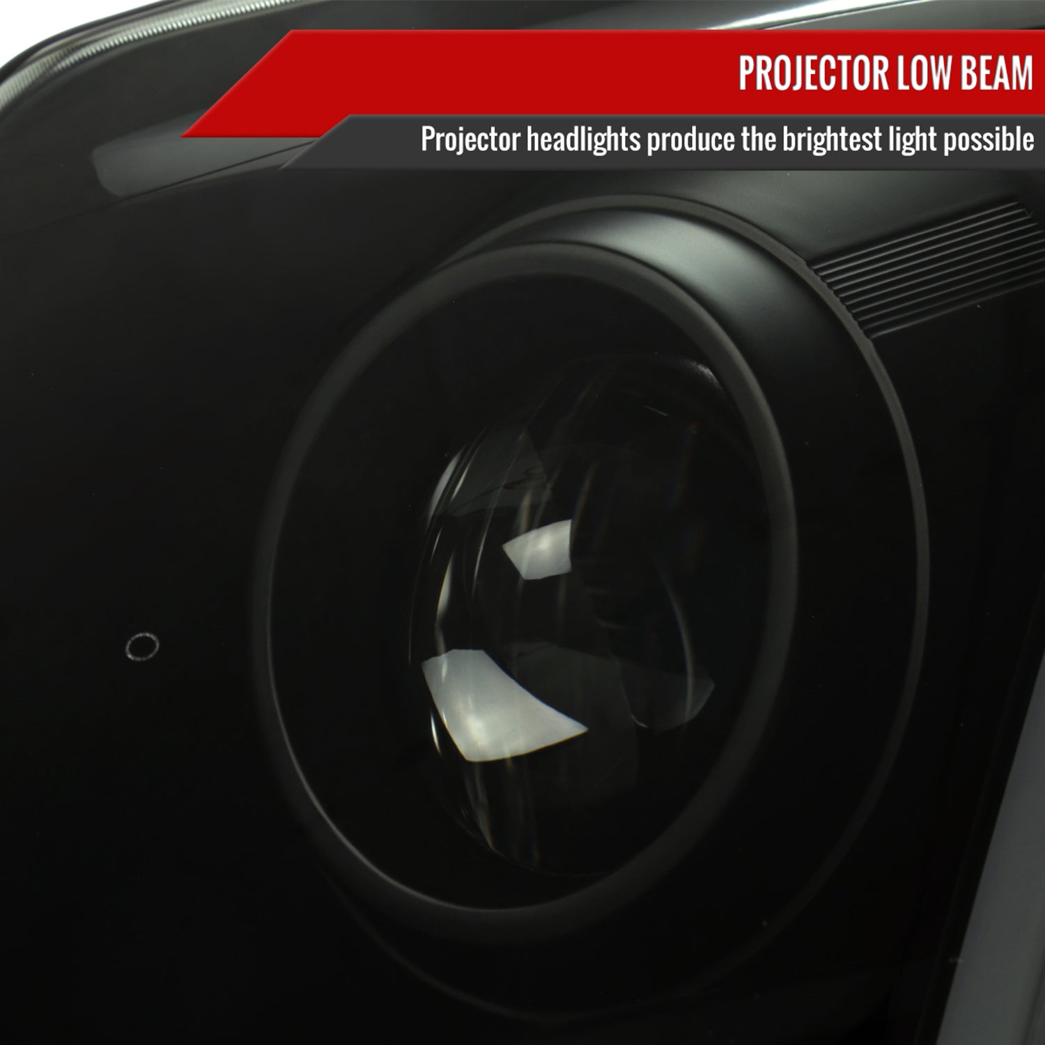 2010-2016 Cadillac SRX Projector Headlights Turn Signal LED Bar Smoke