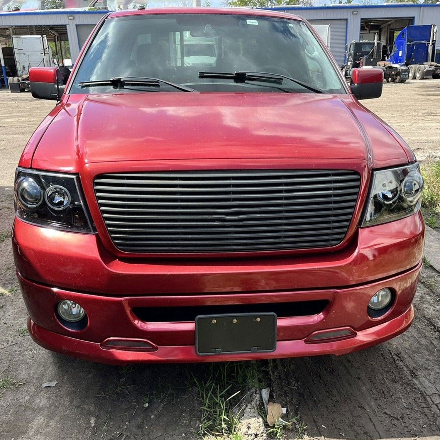 2004-2008 Ford F-150/ 06-2008 Lincoln Mark LT Dual Halo Headlights Jet Black