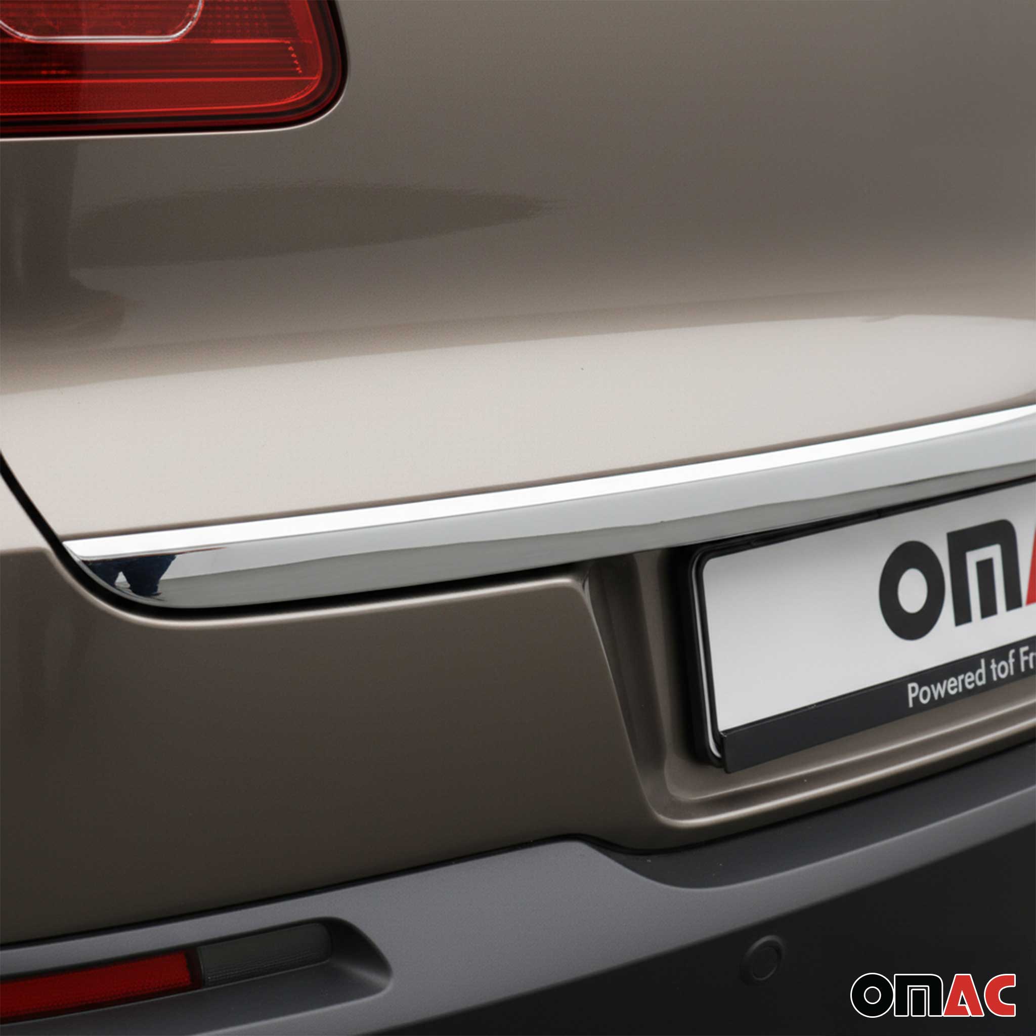 2009-2017 VW Tiguan Rear Trunk Molding Trim Stainless Steel Silver 1Pc