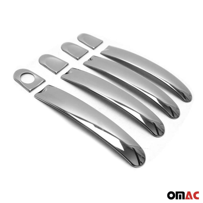 Car Door Handle Cover Protector for VW Caddy 2003-2015 Steel Chrome 8 Pcs