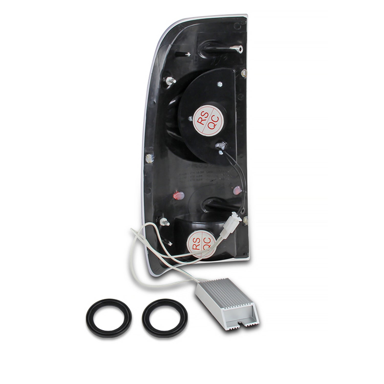 1997-2007 Ford F-150/F-250/350/450/550 V2 LED Tail Lights Matt Black/Smoke