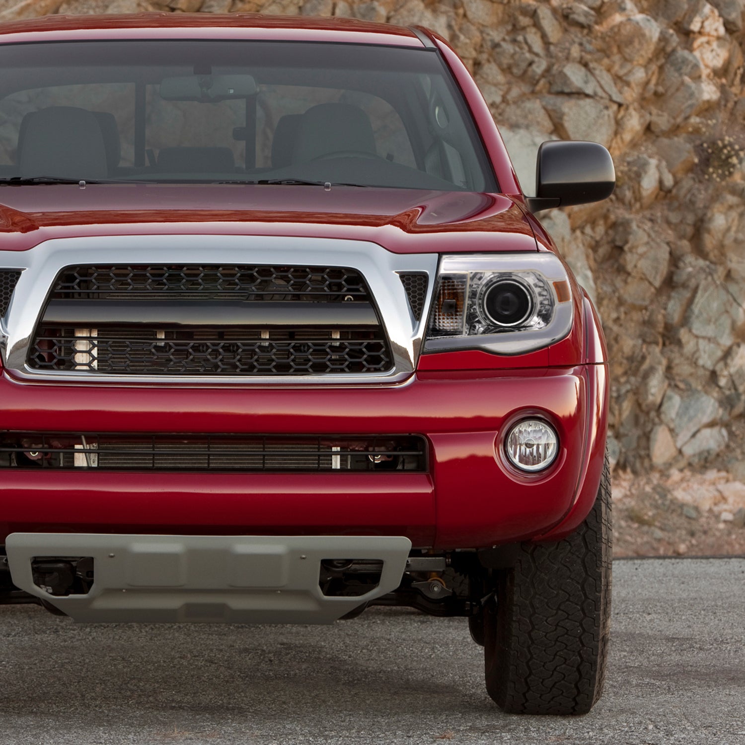 2005-2011 Toyota Tacoma LED Bar Projector Headlights Chrome/Clear Lens