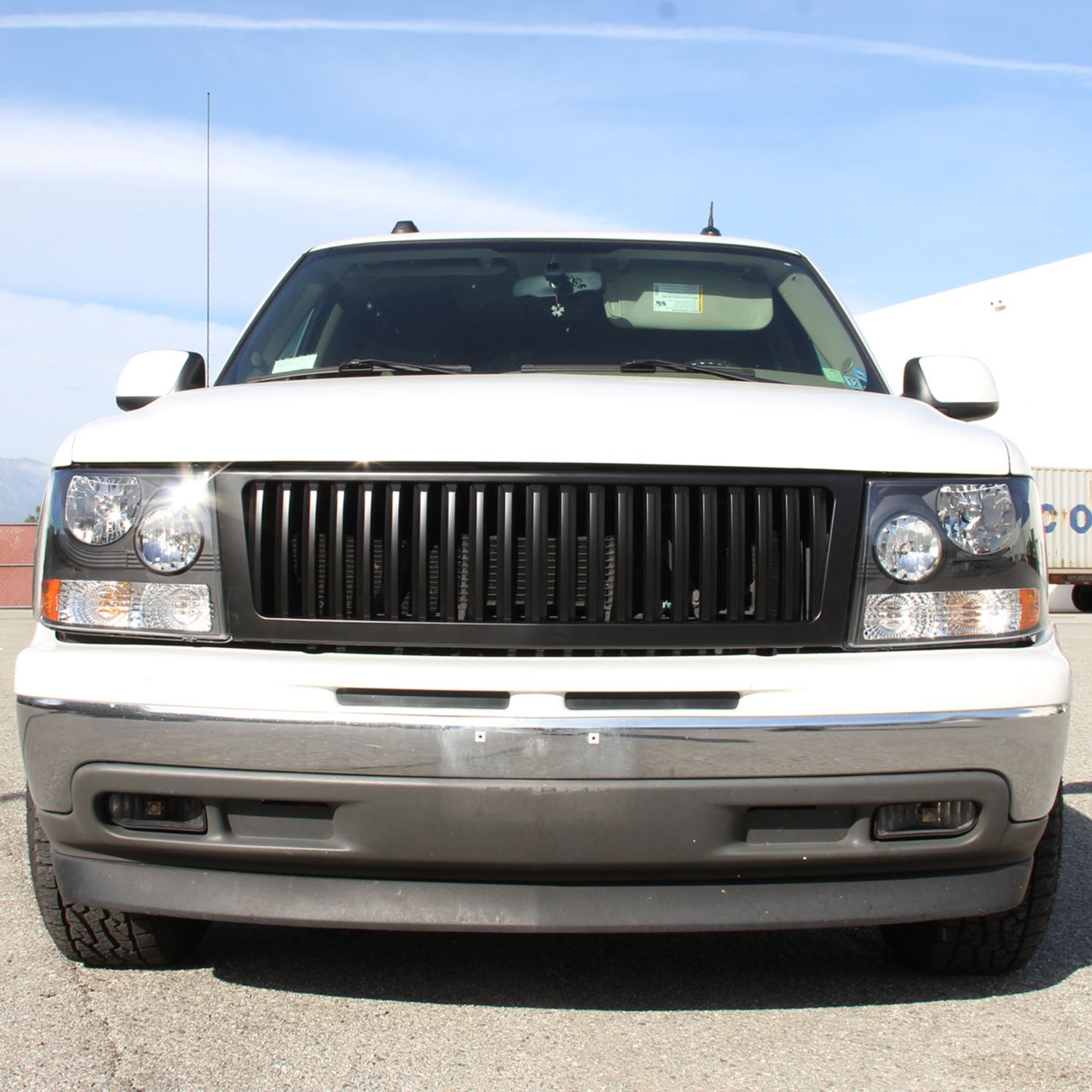 1999-2002 Chevy Silverado 1500 2500/Tahoe Suburban Factory Headlights Black