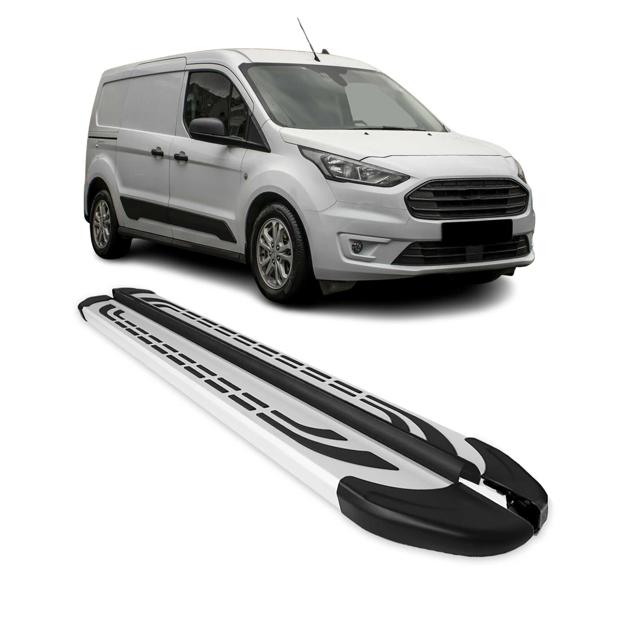 2020-2025 Ford Transit Connect Nerf Bar Side Step Running Boards Alu 2x
