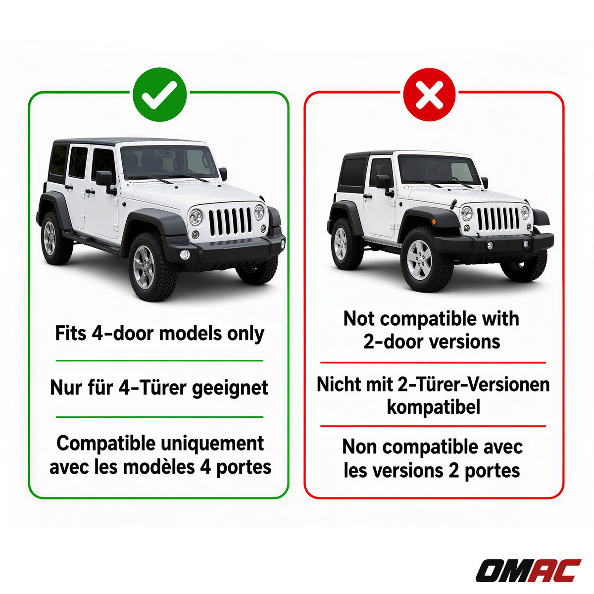 2007-2013 Jeep Wrangler Floor Mats & Cargo Liner Full Set All Weather 4 Door Black