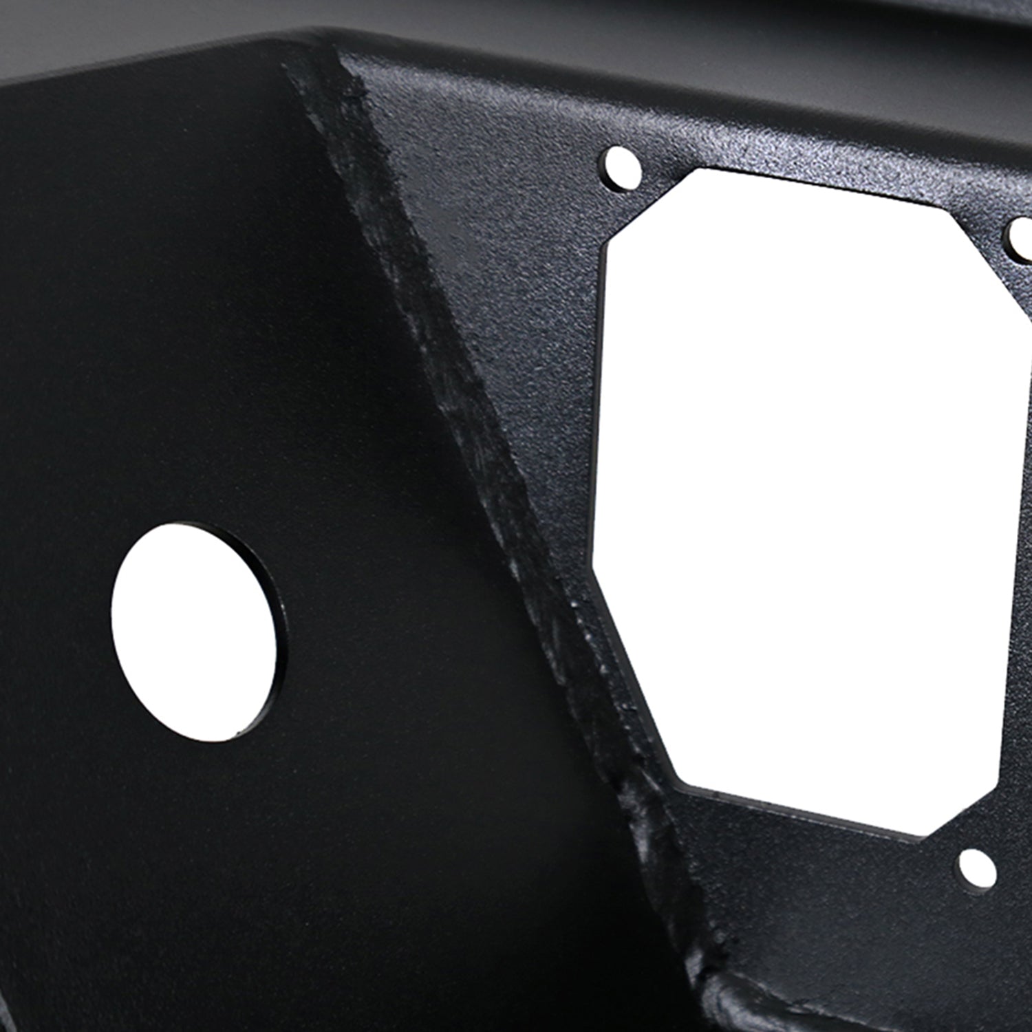 2011-2019 Chevy Silverado/ GMC Sierra 2500/3500 Black Steel Rear Step Bumper