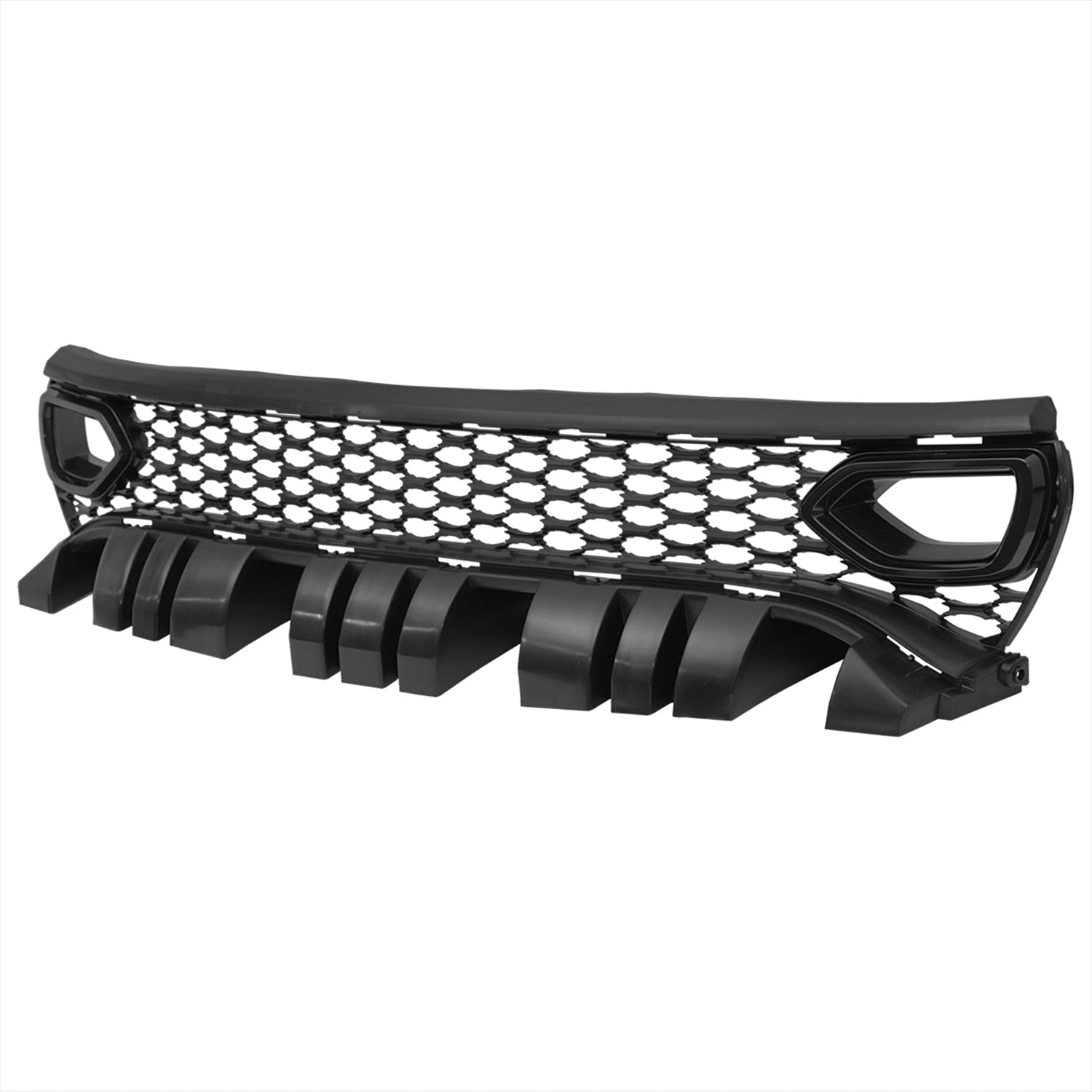 2015-2022 Dodge Charger SRT/RT/GT/ Black Dual Snorkel Front Upper Grille