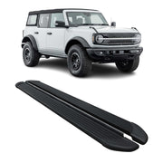 2021-2024 Ford Bronco 4 Door Nerf Bar Side Step Running Boards Alu 2x