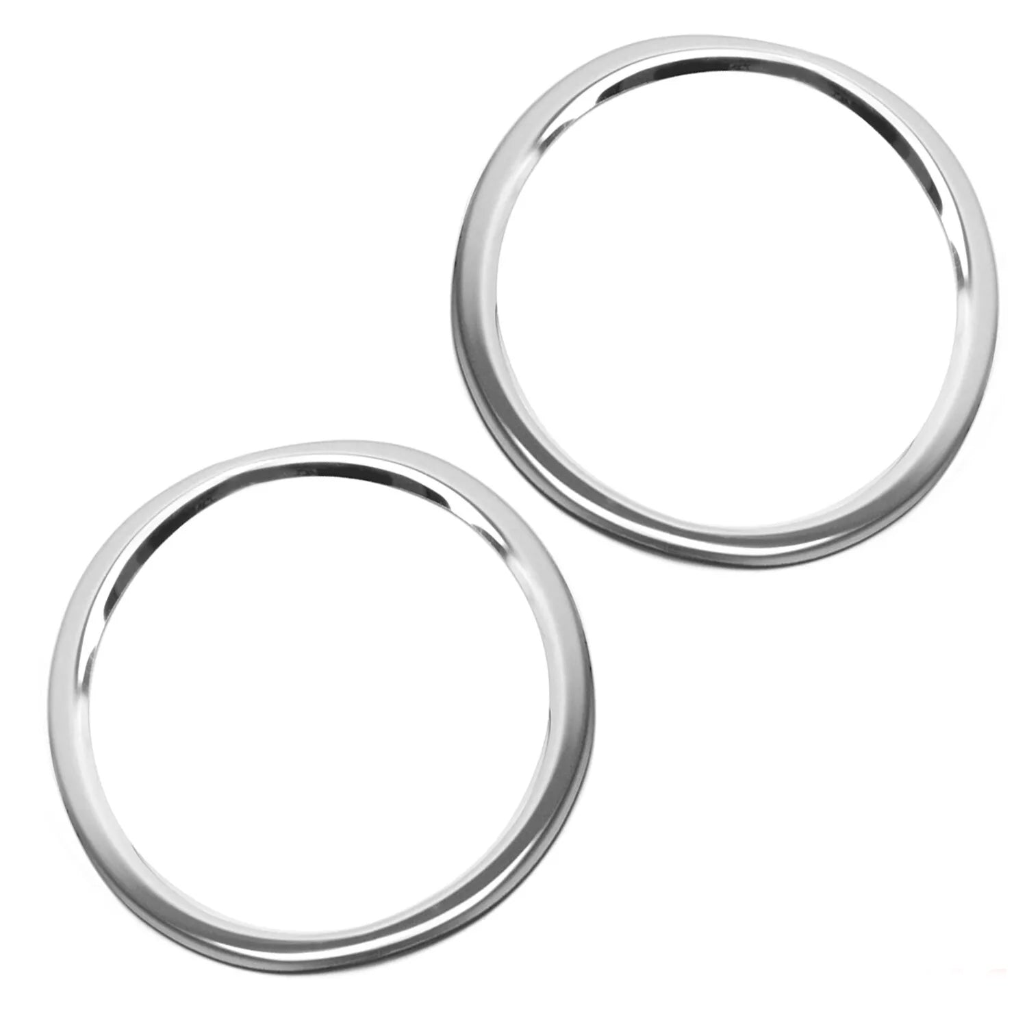 2011-2014 Nissan Juke Fog Light Headlight Lamp Surround Cover Silver 2 Pcs