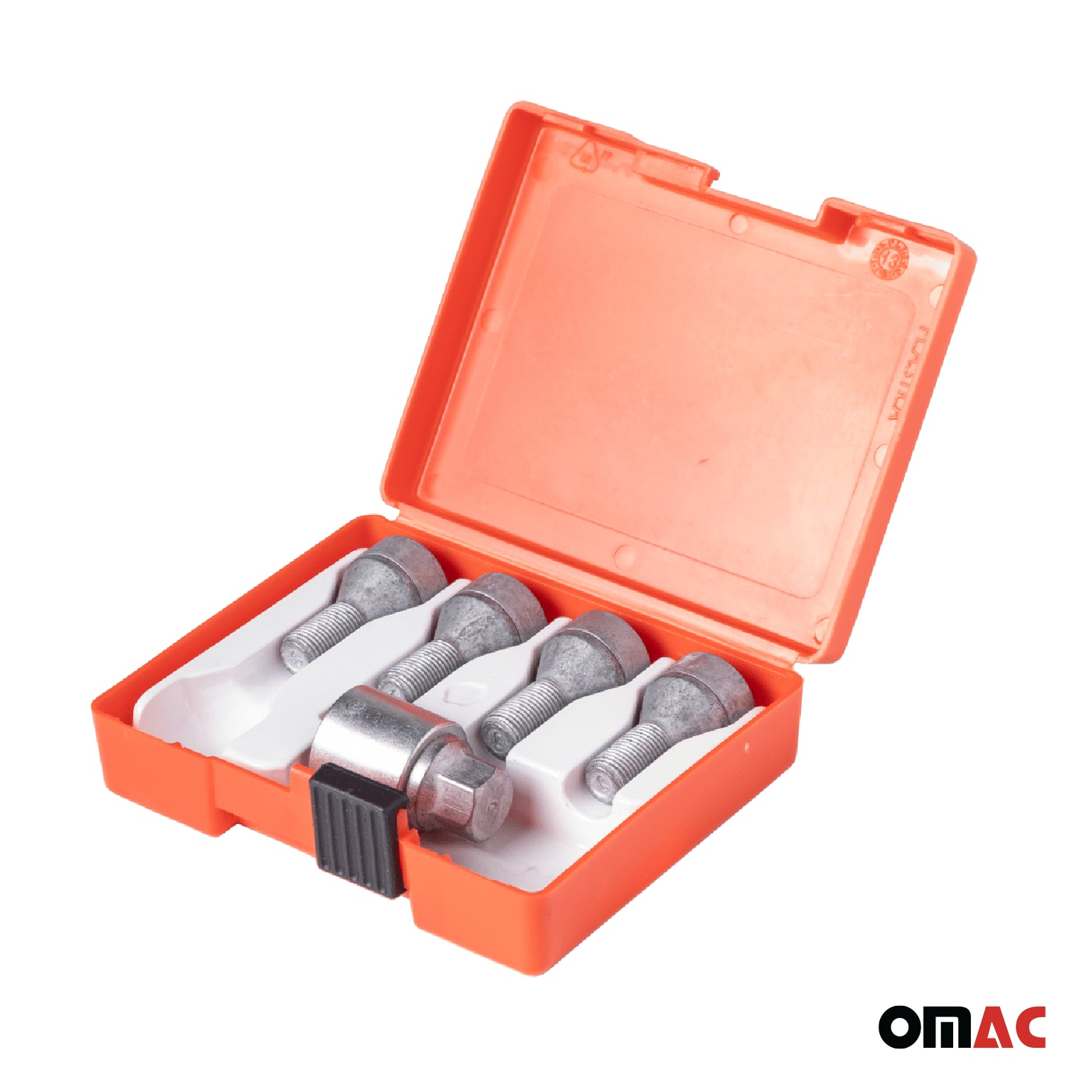 Wheel Lock Kit for Alfa Romeo Mito 2012-2019 M12X1,25 Silver 4Locks&1Key