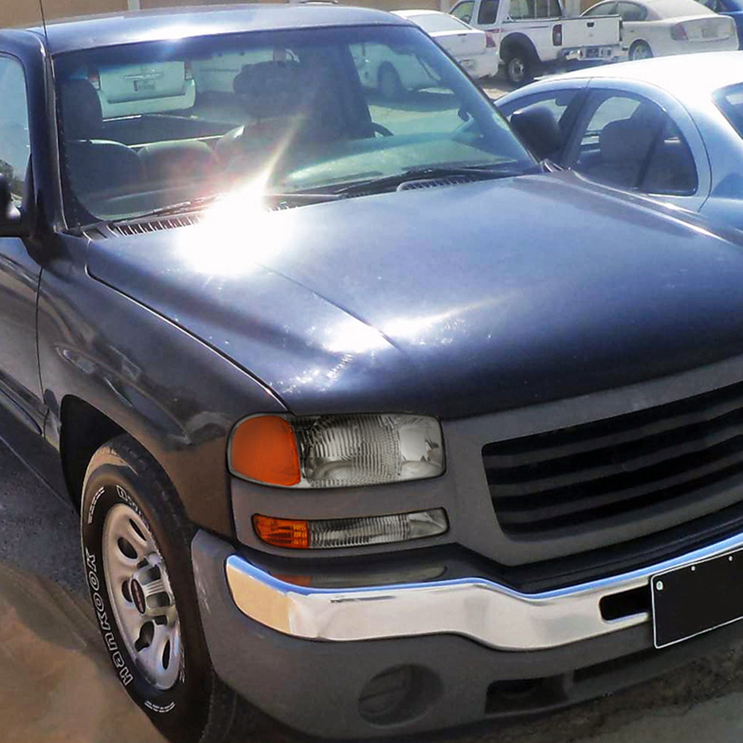 1999-2006 GMC Sierra/Yukon/Yukon XL Crystal Headlight Amber & Passenger Side