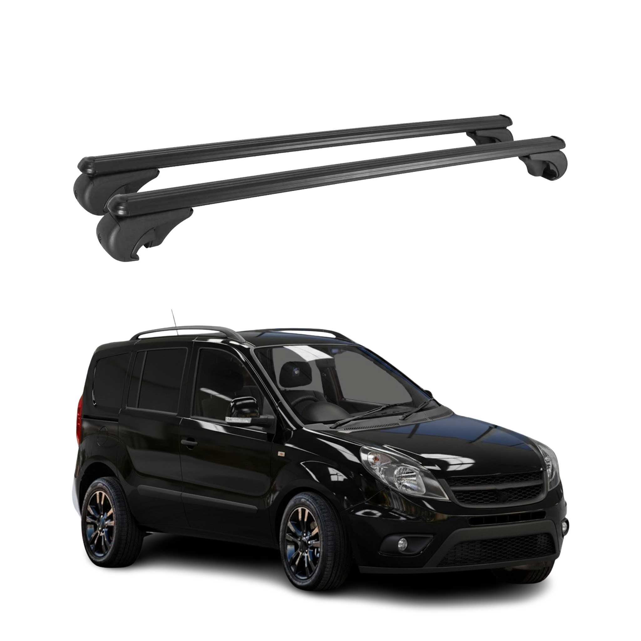 2015-2022 RAM ProMaster City Roof Rack Cross Bars Black