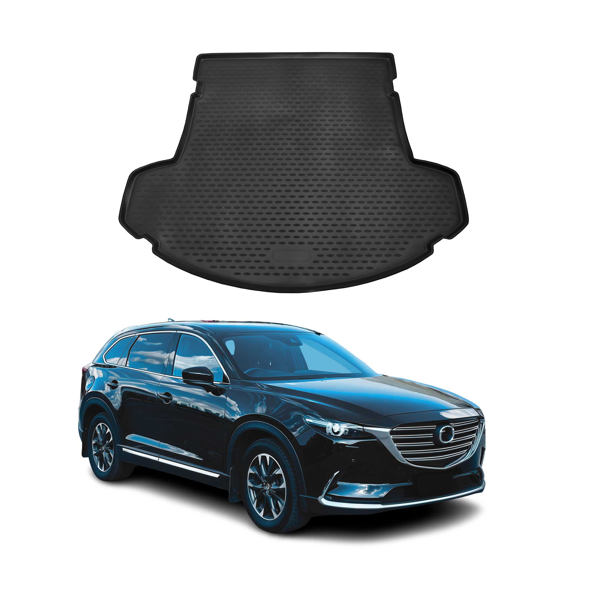 2016-2023 Mazda CX-9 Cargo Liner Trunk Mat All Weather Black