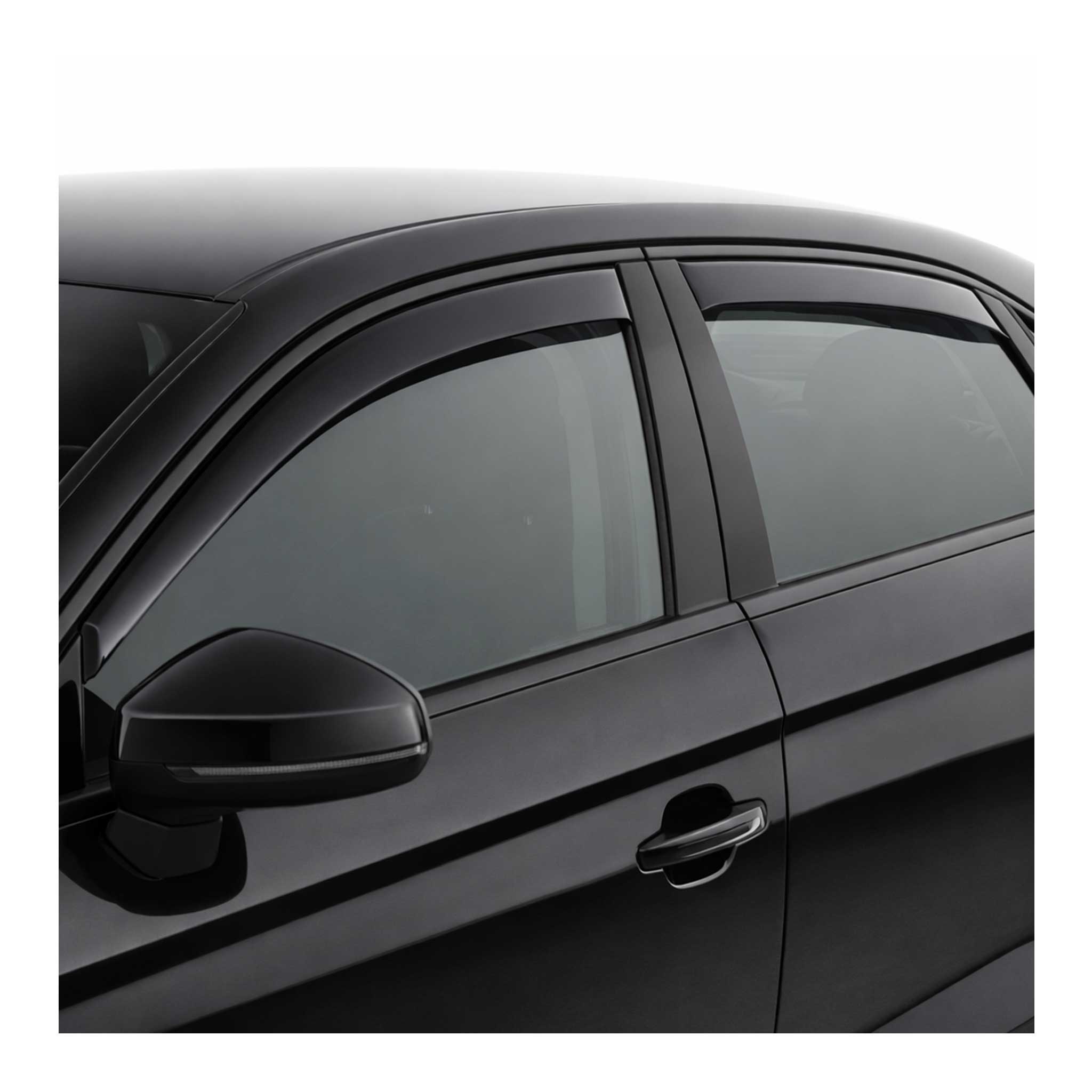 2015-2020 Audi A3 A3 Quattro A3 e-tron Sedan Window Visor Vent Rain Deflector 4Pcs Smoke