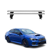 2018-2021 Subaru WRX STI Roof Rack Cross Bars Silver