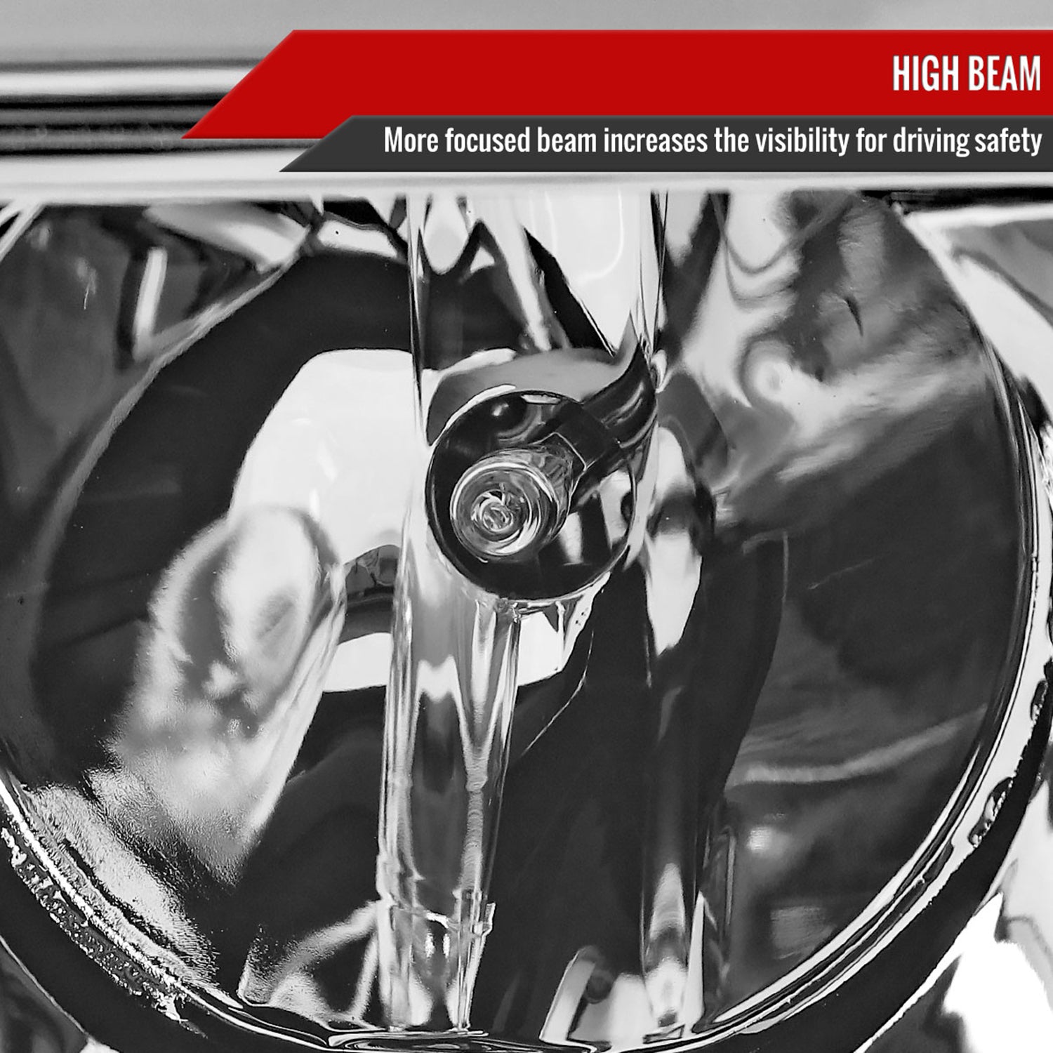 2007-2013 GMC Sierra 1500 1500HD 2500HD 3500HD LED C-Bar Headlights Chrome