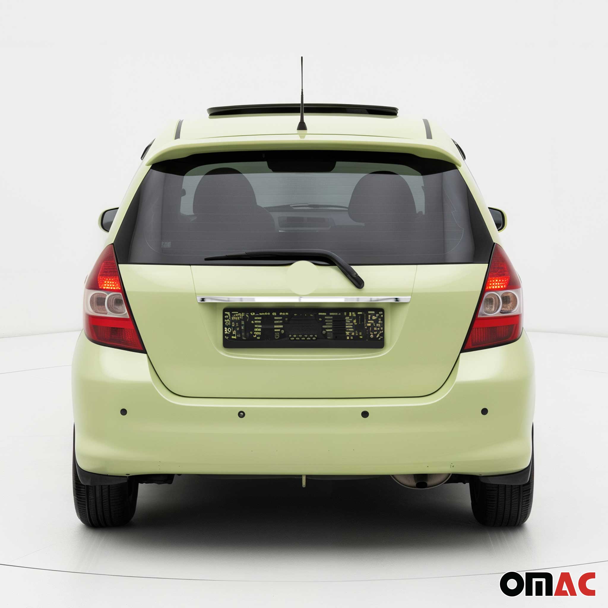 2006-2008 Honda Fit Rear Trunk Tailgate Door Handle Cover Stainless Steel Silver