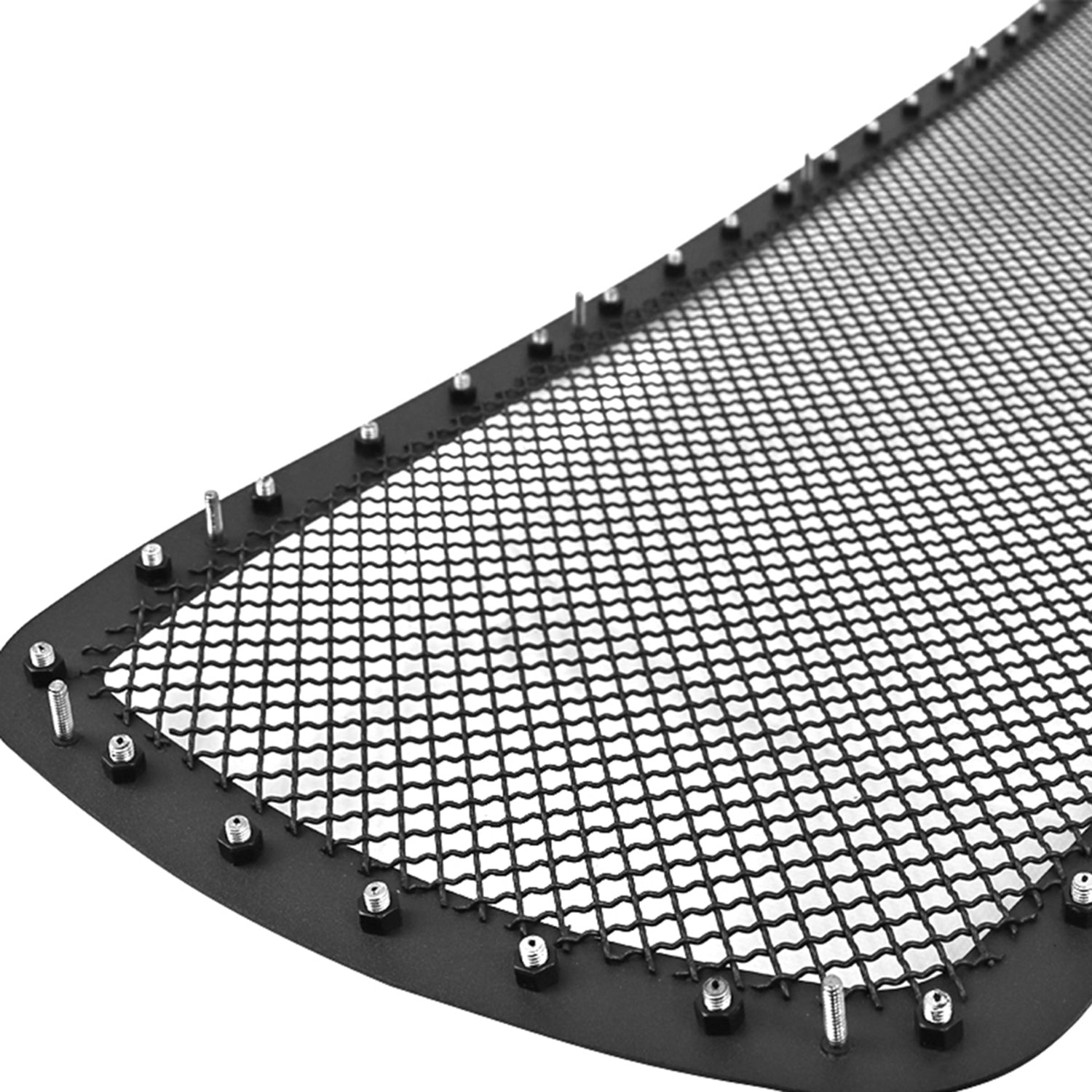2002-2005 Dodge RAM 1500/2500/3500 Rivet Style Black Steel Mesh Grille Insert