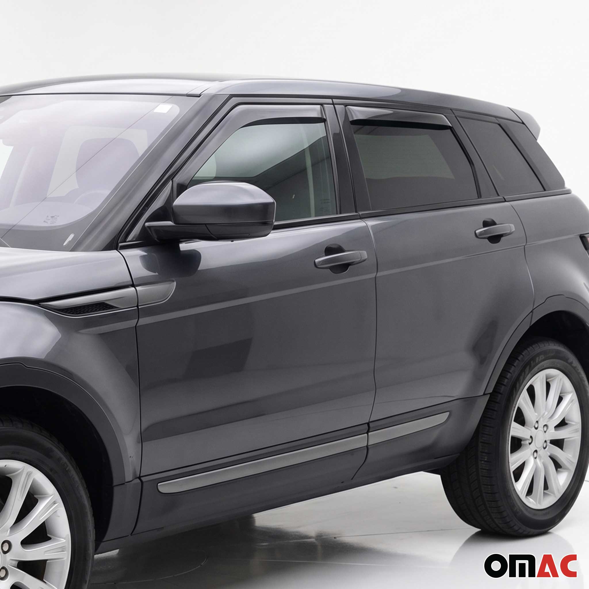 2012-2019 Land Rover Range Rover Evoque Window Visor Vent Rain Deflector 4Pcs Smoke
