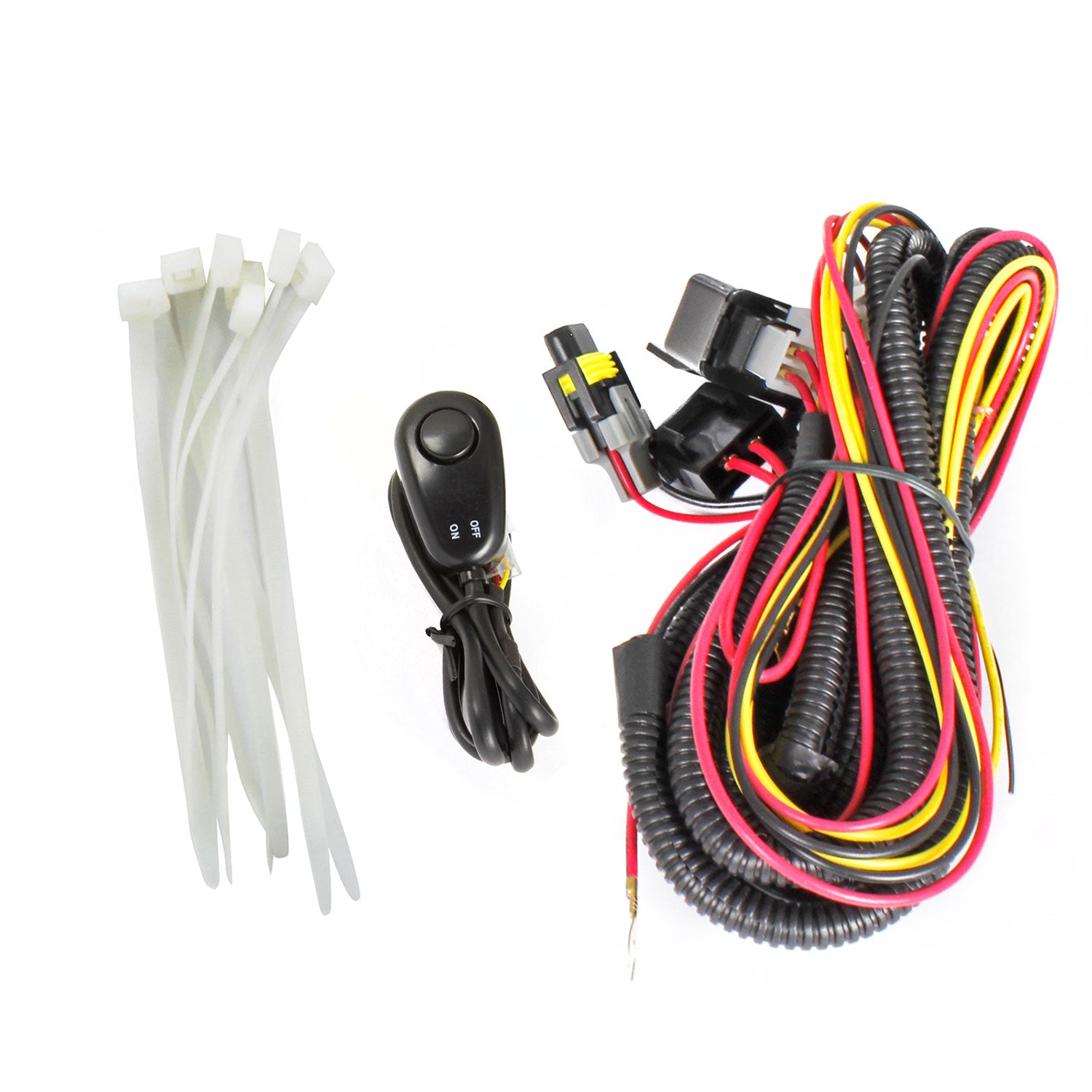 2005-2009 Dodge Dakota Jeep Grand Cherokee H8 Fog Lights Kit Chrome/Smoke Lens