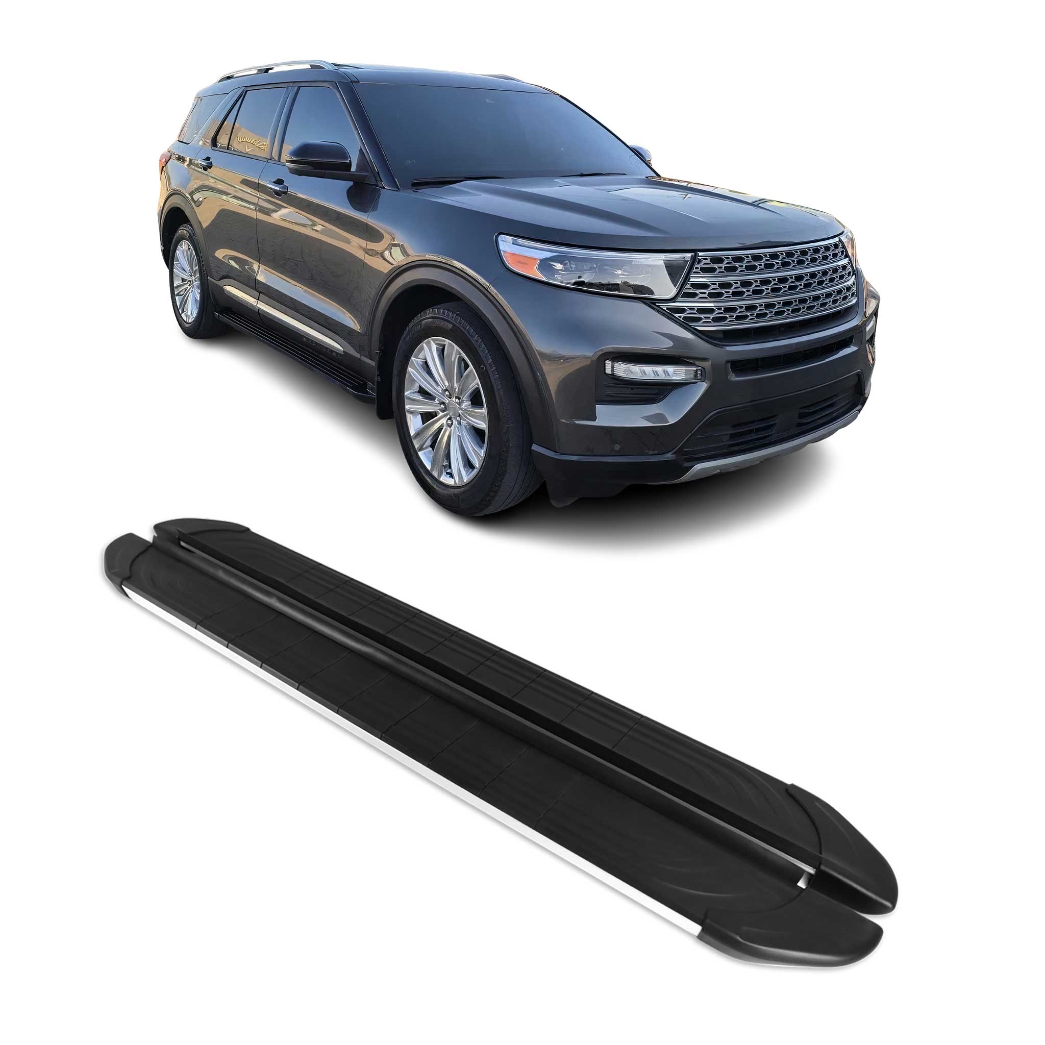 2020-2025 Ford Explorer Nerf Bar Side Step Running Boards Alu 2x