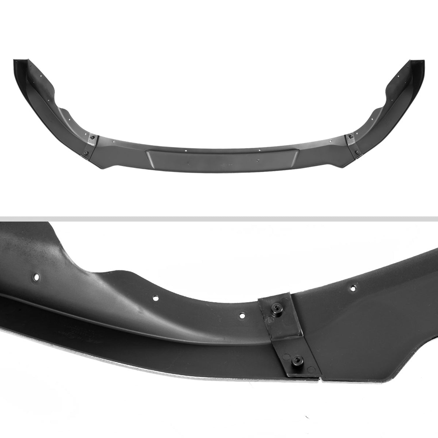 2009-2012 Nissan 370Z Matte Black 3Pcs Front Bumper Lip Splitter Kit