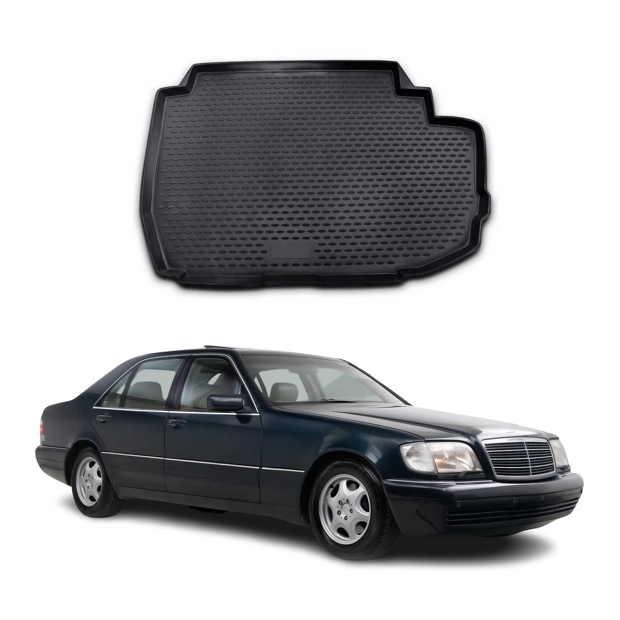 1999-2006 Mercedes S Class W220 Long Cargo Liner Trunk Mat All Weather Black