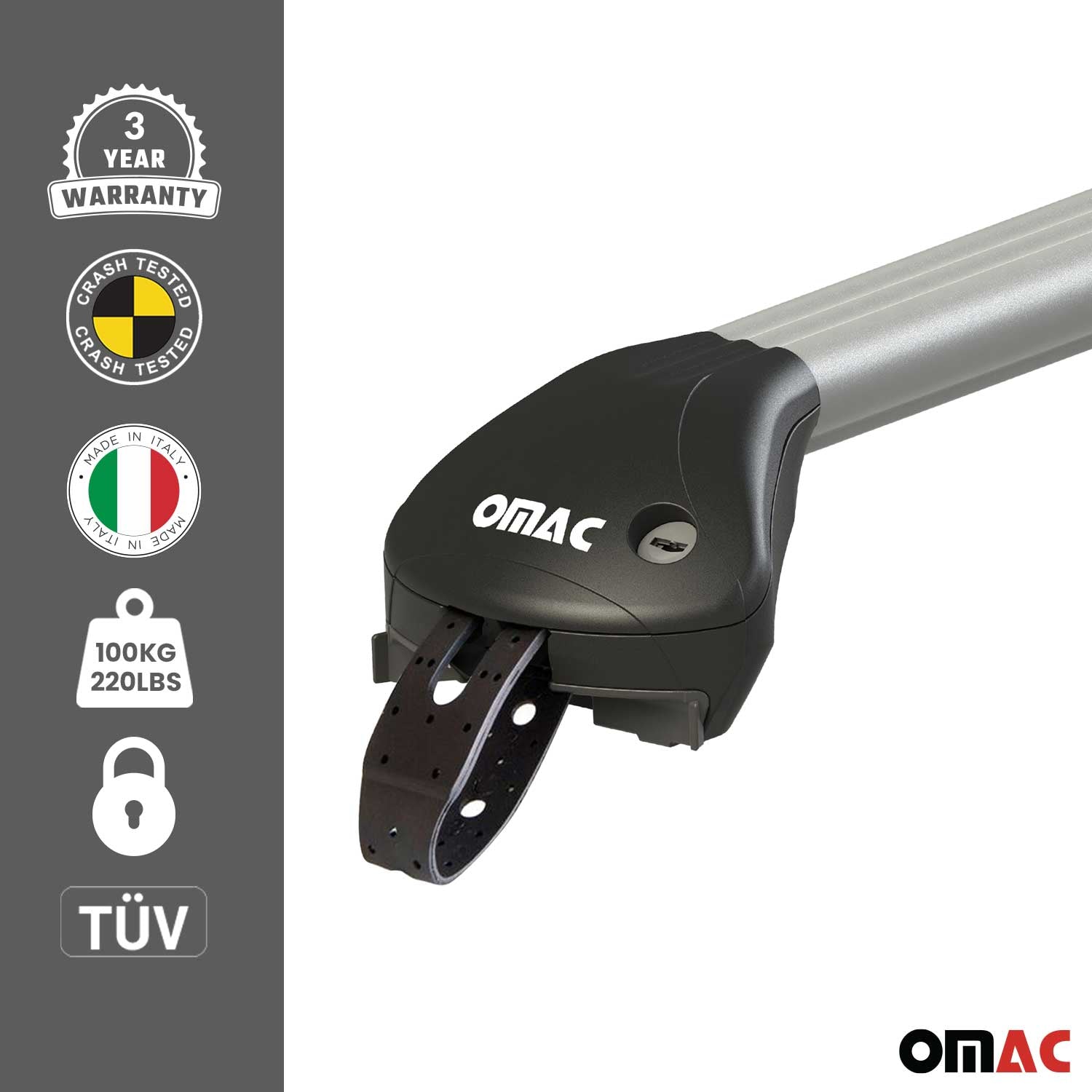 2015-2022 RAM Promaster City L2 Long Roof Racks & Roof Rack Rails Silver