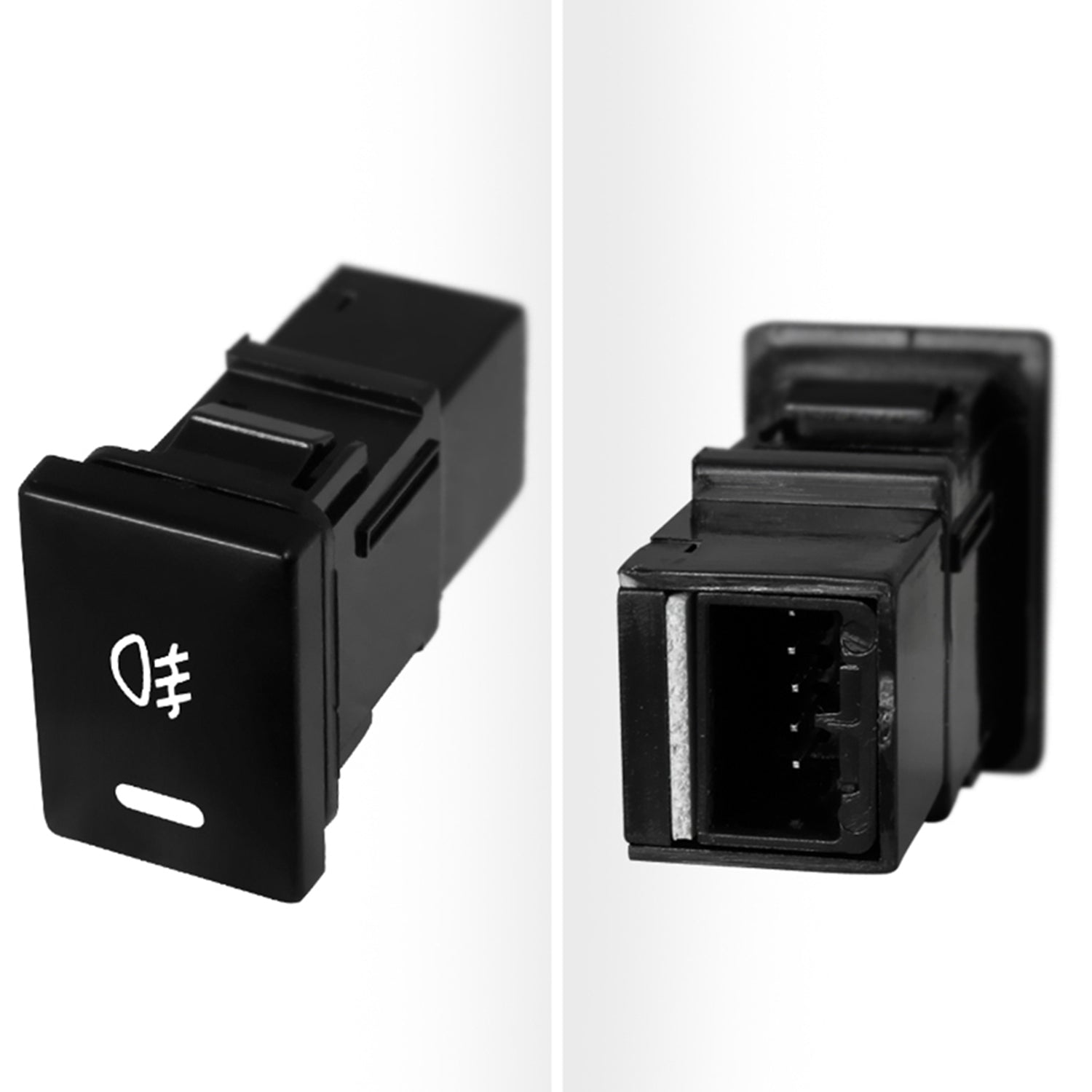 2006-2008 Toyota Yaris Sedan H11 Fog Lights Kit Chrome Housing/Clear Lens