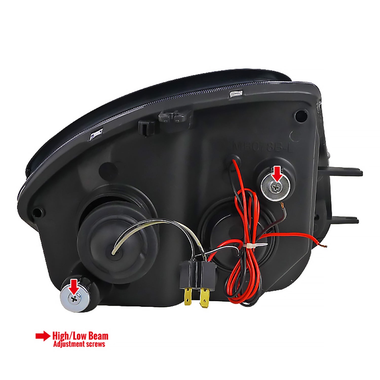 2000-2005 Mitsubishi Eclipse Dual Halo Projector Headlights LED Light Chrome