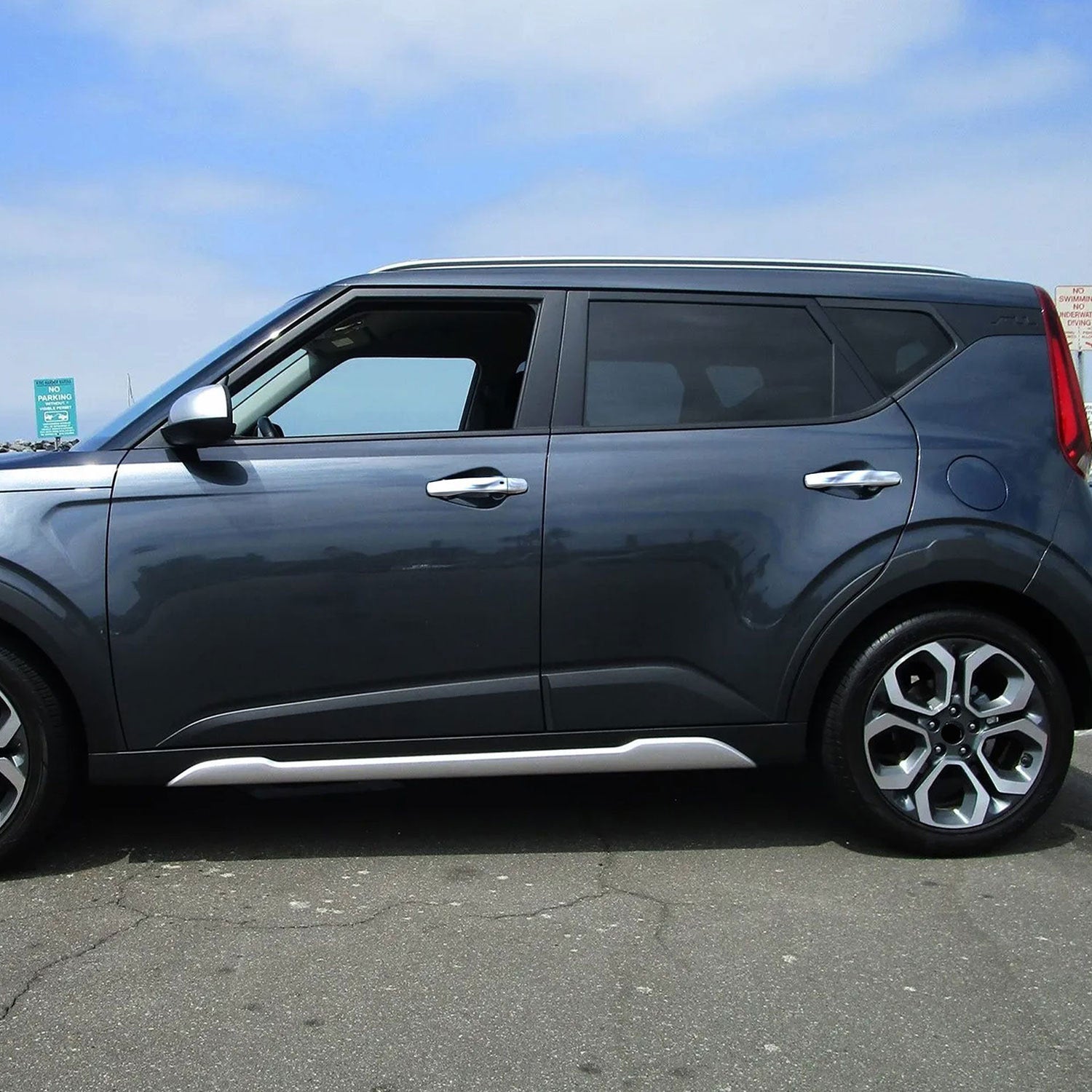 2020-2023 Kia Soul EV Door Handle Cover Chrome 7Pcs ABS Plastic