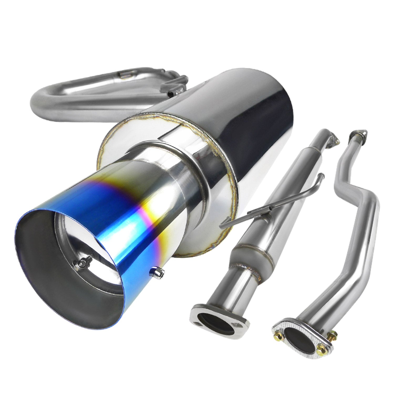 2005-2010 Scion tC T-304 S.Steel N1 Style Catback Exhaust System w/ Burnt Tip