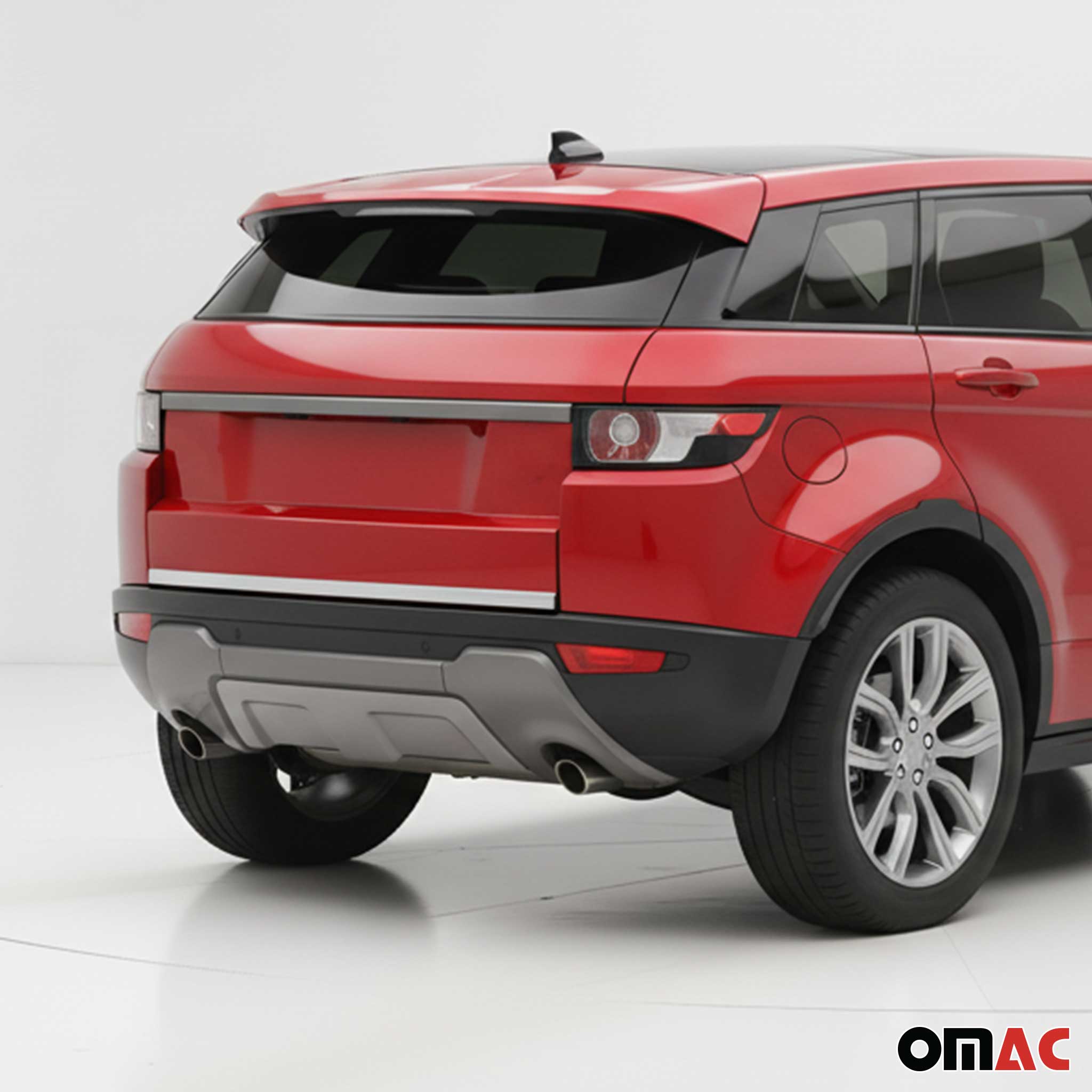 2012-2019 Land Rover Range Rover Evoque Rear Trunk Molding Trim Stainless Steel Silver