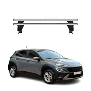 2018-2023 Hyundai Kona Roof Rack Cross Bars Silver