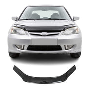 2001-2005 Honda Civic Sedan Front Bug Shield Hood Deflector 1 Pc Smoke
