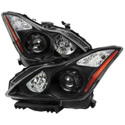 2008-2013 Infiniti G37/2014-2015 Q60 Factory Style Headlights Matte Black