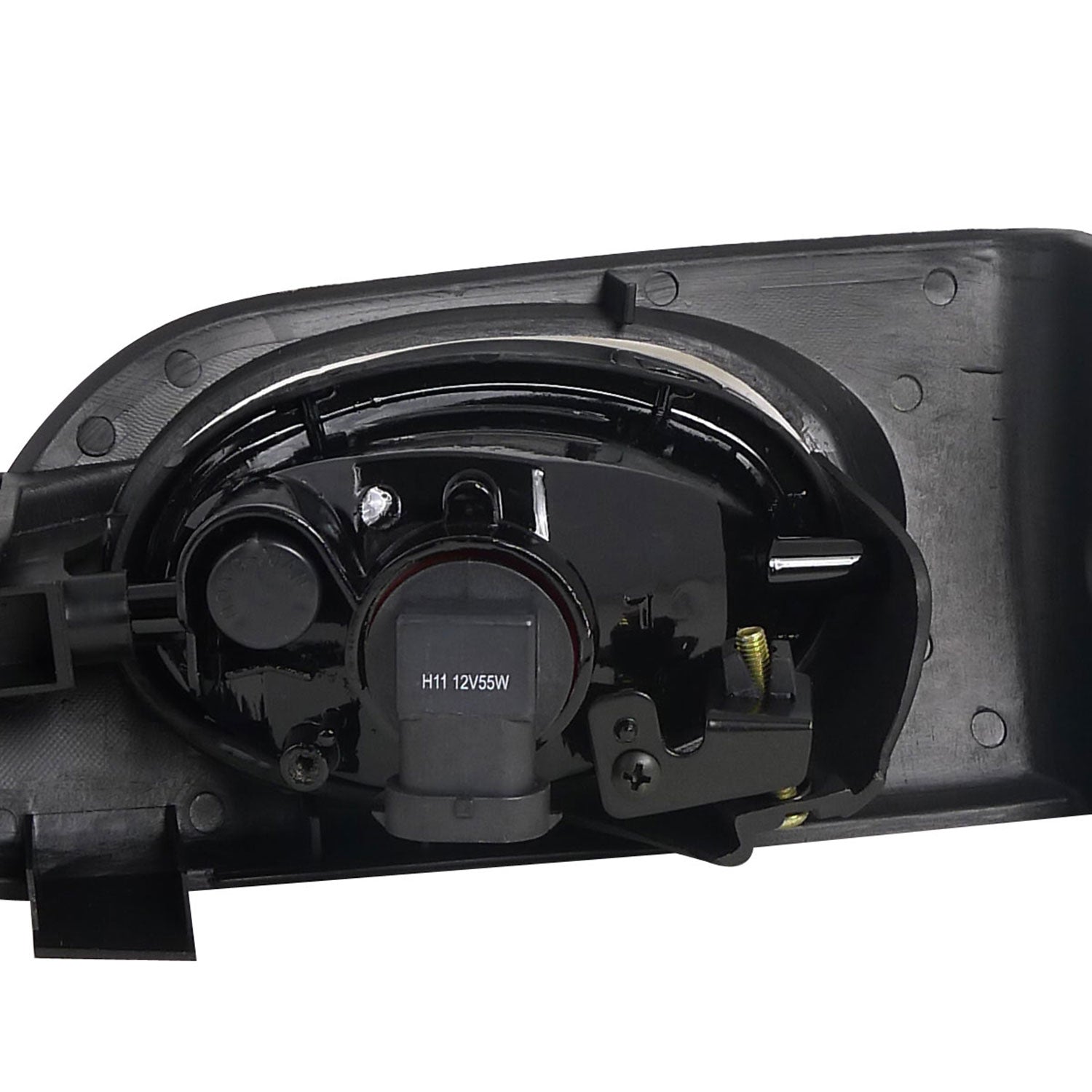 2001-2003 Honda Civic Coupe/Sedan H11 Fog Lights Kit Chrome/Clear Lens